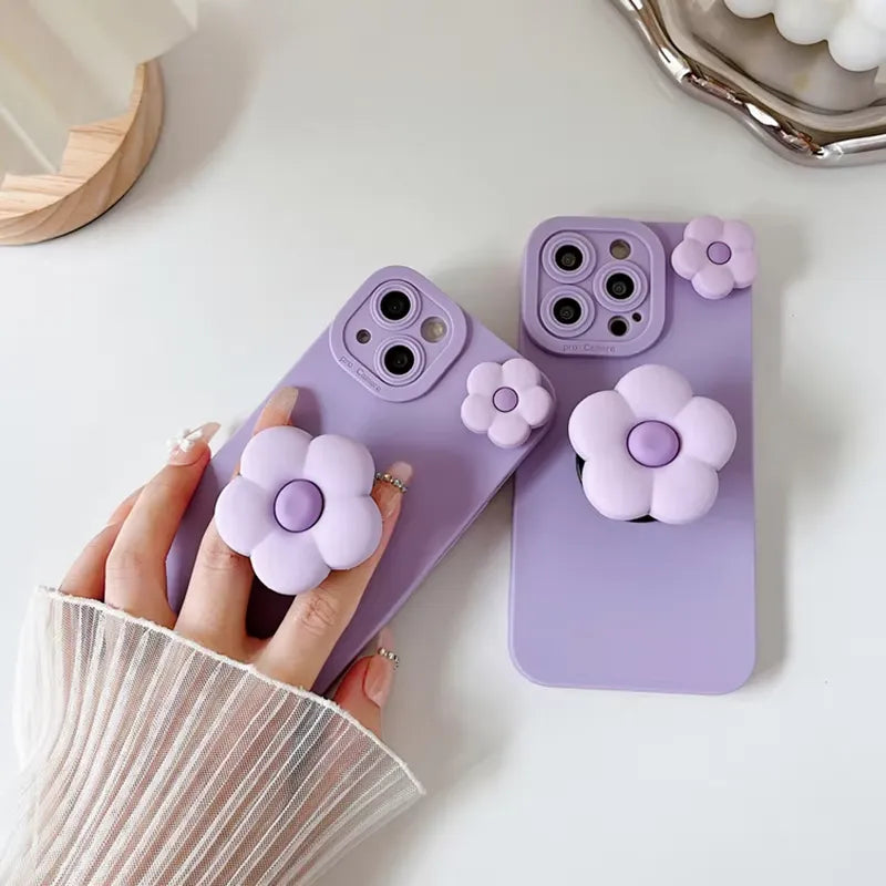 Korean Flower Phone Case (For Samsung)