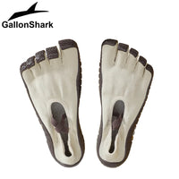 GallonShark Five-Finger Shoes, Breathable Elastic Strap Barefoot Shoes for Yoga, Pilates, Dance & Indoor/Outdoor Workout - Bear Hugs