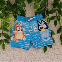 Summer New Bluey Beach Shorts Breathable Quick Drying Swimming Shorts Casual - Bear Hugs