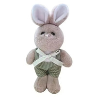 Dungaree Rabbit Plush Keychain