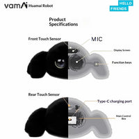 Kangjian Electrics Ai Spider Smart Robot Companion Robot Multi-Expression Emotional Conversation Indoor Intelligence Gifts - Bear Hugs