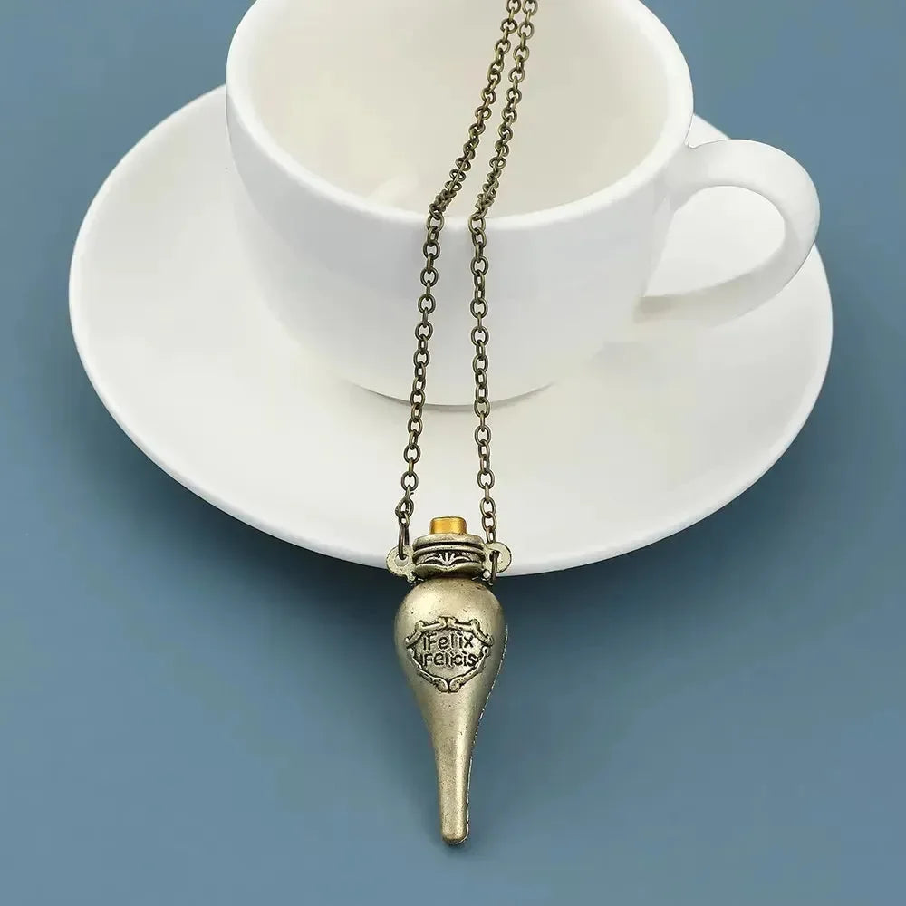Felix Felicis Vintage Bottle Pendant