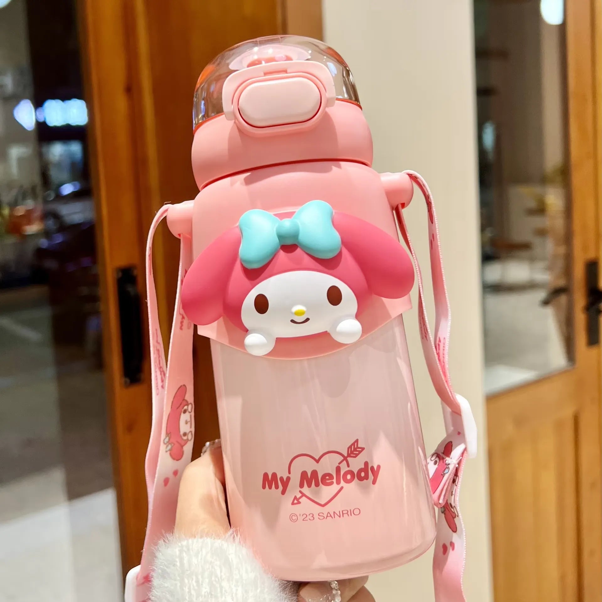 Sanrio Face Mug Insulated Water Bottle (460 ml)