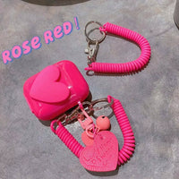 Adorable Pink Heart Case (For Airpods)