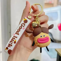 Porte-clés bouche de saucisse de pomme de terre 