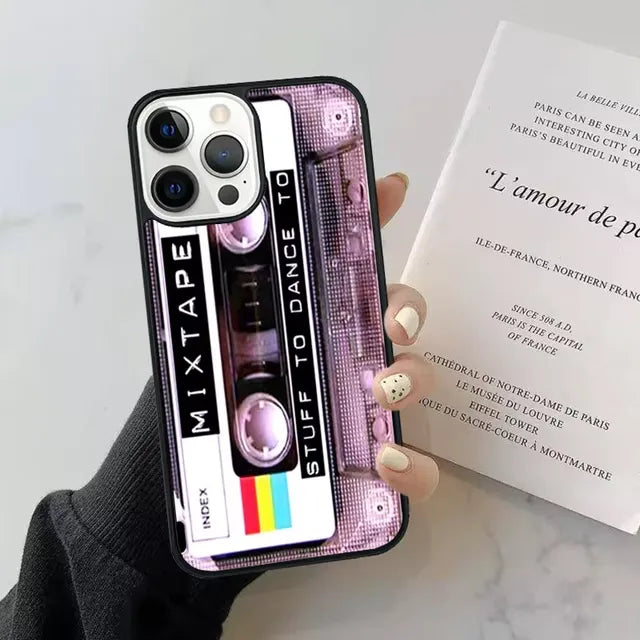 Cassette Tape Style Phone Case (For iPhones)