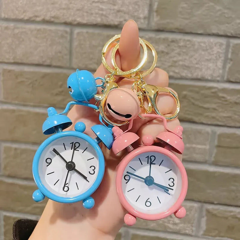 Creative Mini Alarm Clock Keychain