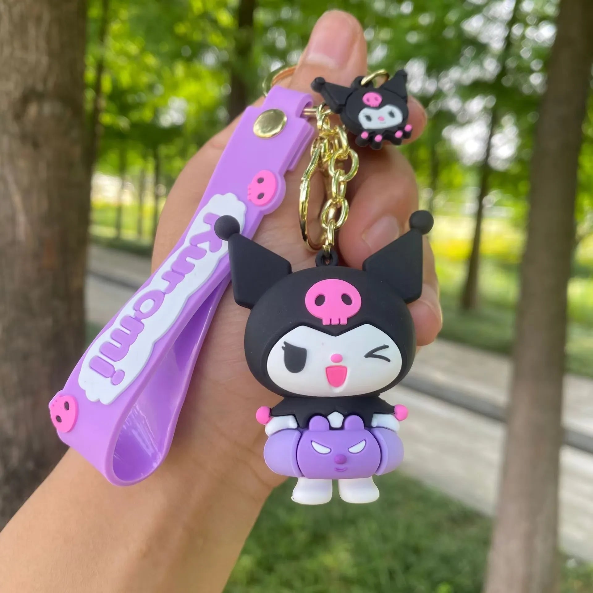 Charming Kuromi 3D Keychain