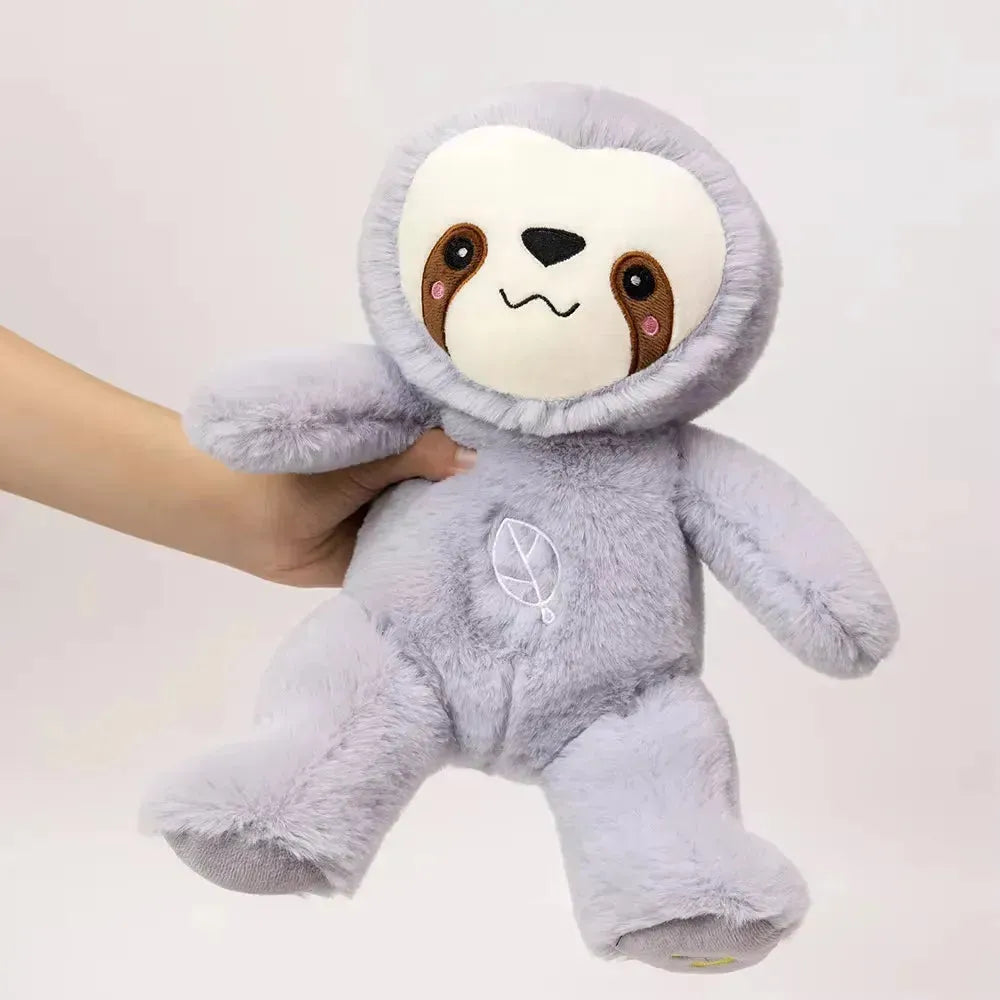 Kawaii Musical Breathing Sloth Plush Toy