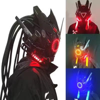 Cyberpunk LED Cosplay Helmet Mask