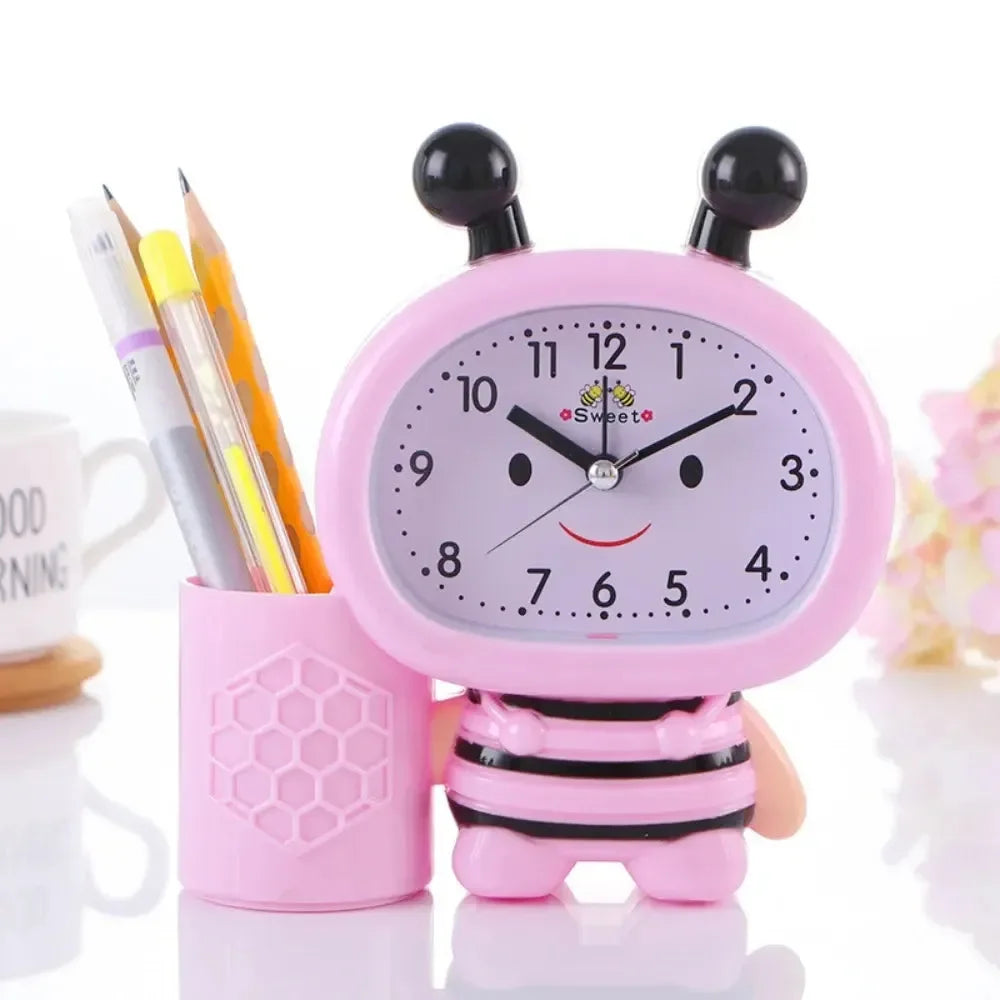 Bee-Spoke Alarm Clock Pen Holder
