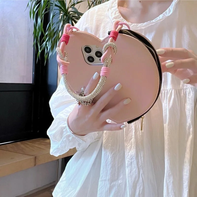 Heartfelt Feline Luxe Coin Purse Phone Case (For iPhones)