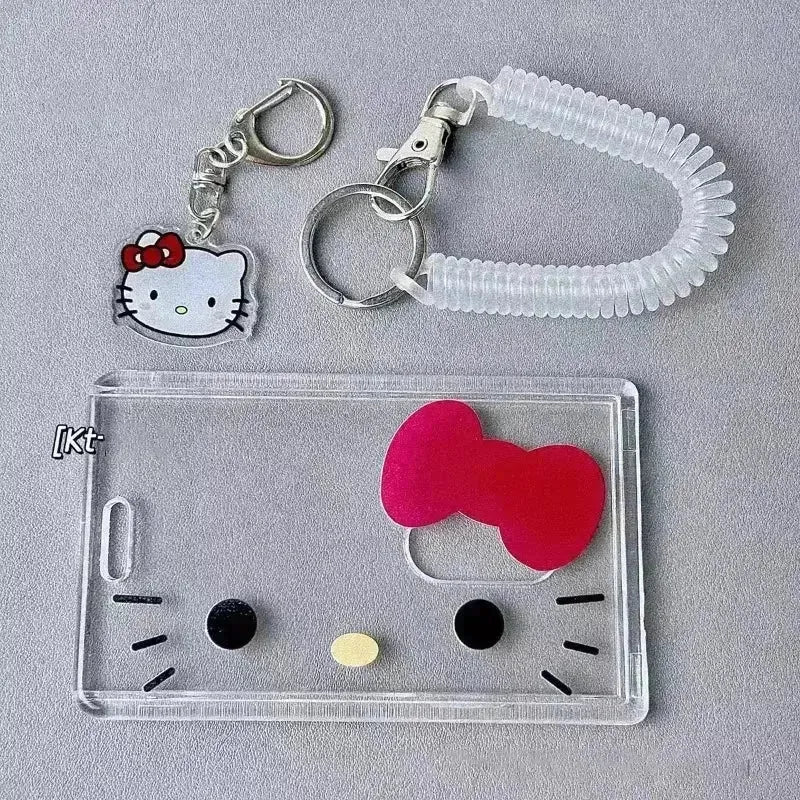 Hello Kitty Transparent Card Holder