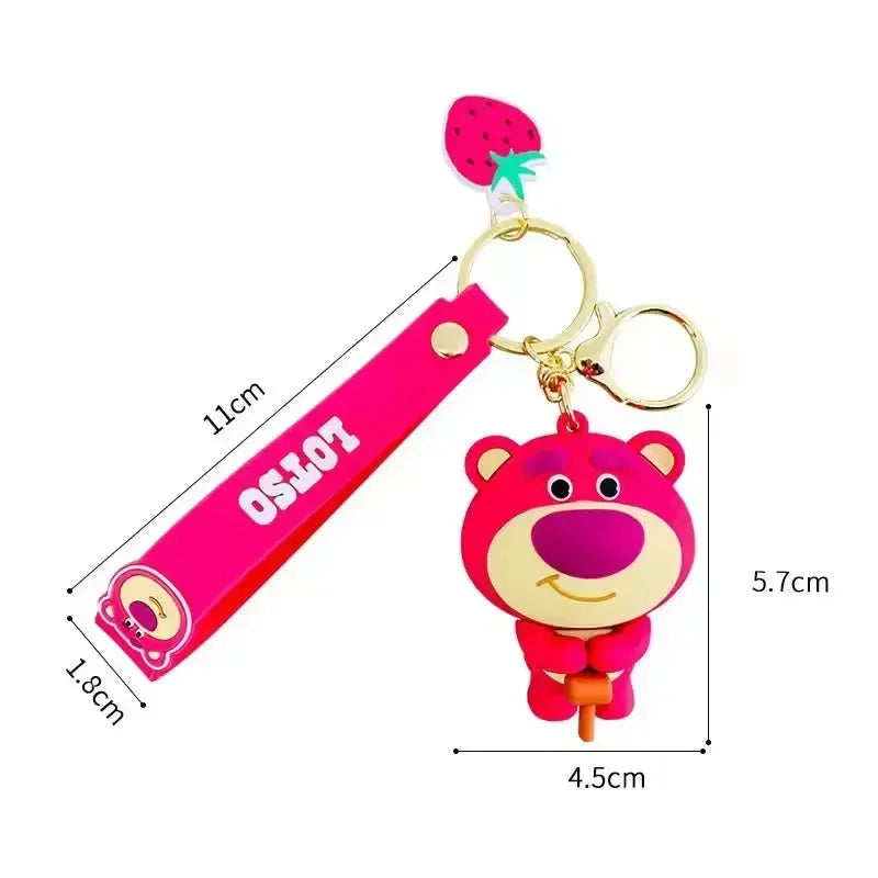 Berry Hugs Lotso Bear 3D Keychain