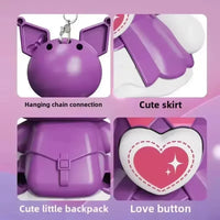 Kuromi & My Melody Mood Swings Keychain