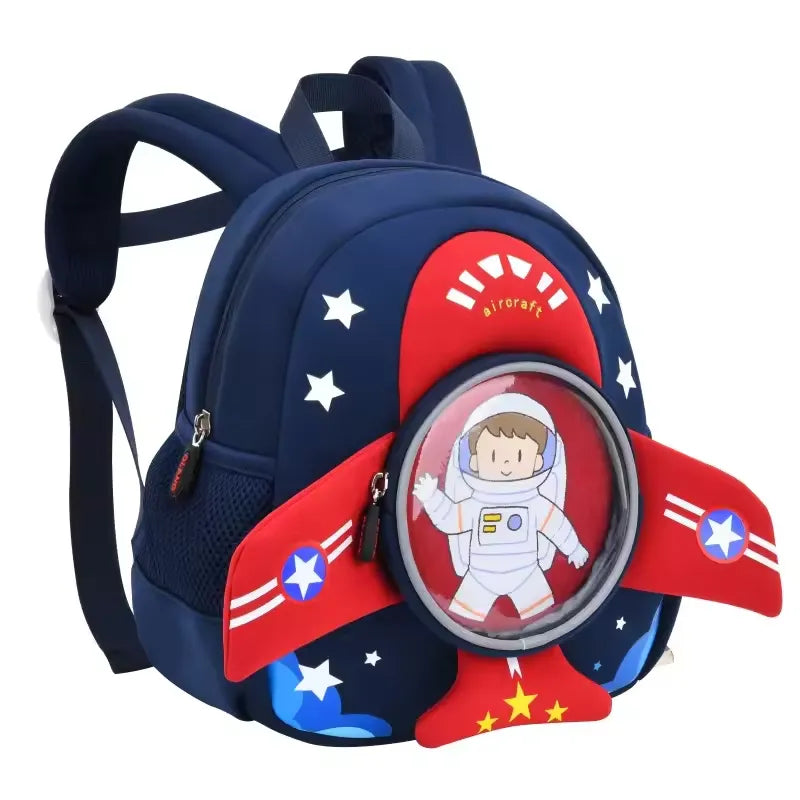 3D Spacecraft Kids Backpack