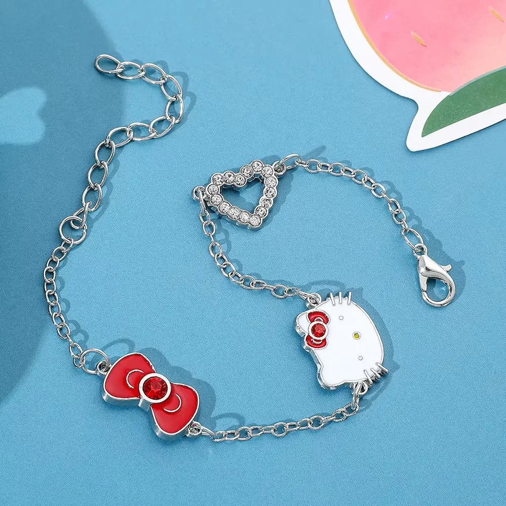 Elegant Hello Kitty Adjustable Bracelet