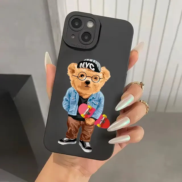 Ted Bear Silicon Phone Case (For iPhones)