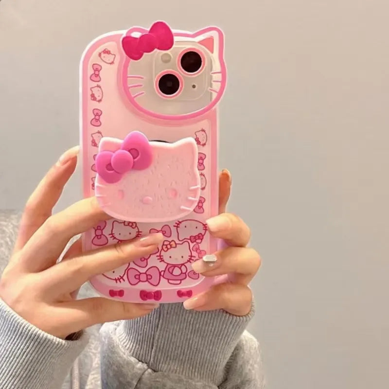 Hello Kitty Paw Print Tok Stand Phone Case (For iPhones)