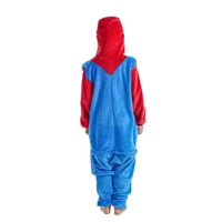 Flannel Zipper New Red Green Super Brother Kigurumi Adult Onesie Cartoon Pajama Animal Halloween Funny Jumpsuits Hooded Pyjamas - Bear Hugs