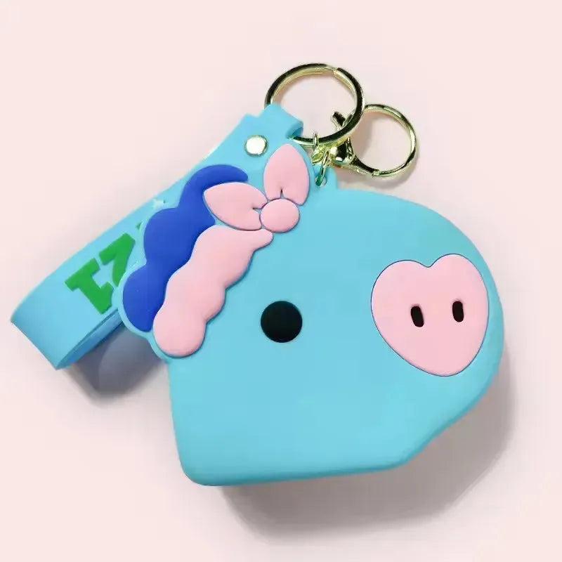 BT21 Creative Silicon Coin Pouch