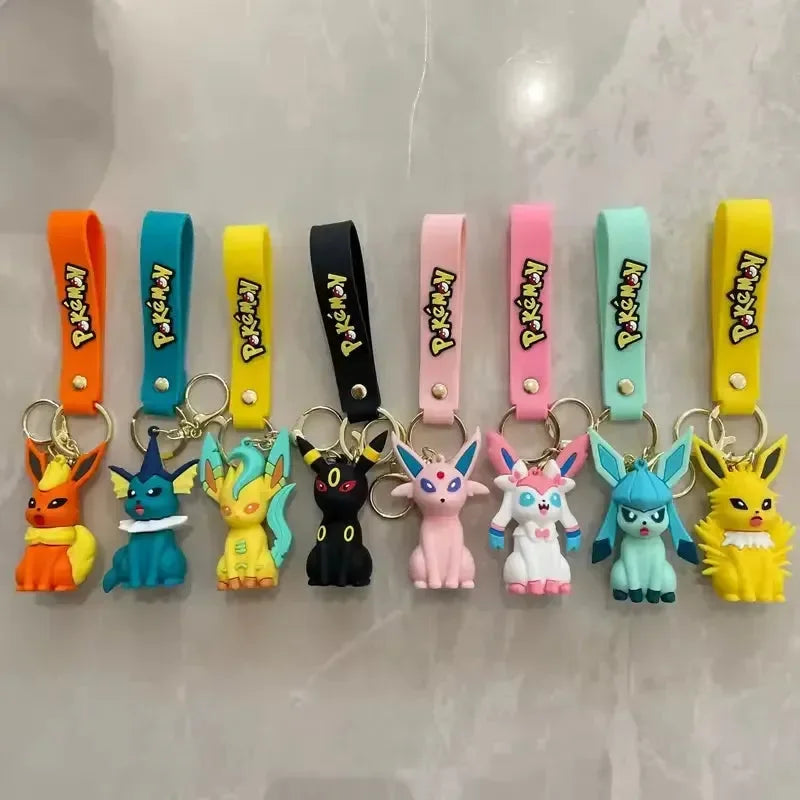 Eeveelutionary Eevee Family Keychain