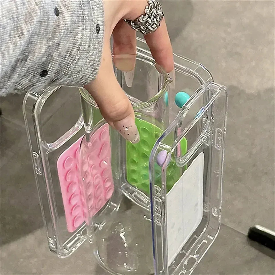 Suction Cup Transparent Case (For iPhones)