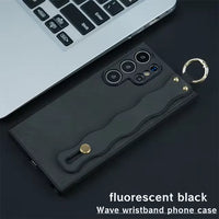 Elegant Wrist Bracket Leather Case (For Samsung)