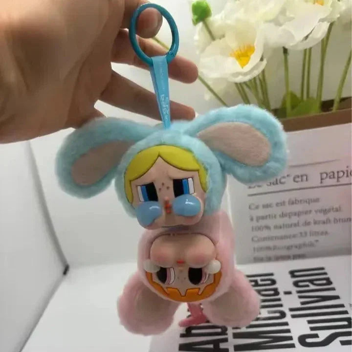 CRYBABY Powerpuff Girls Plush Keychain