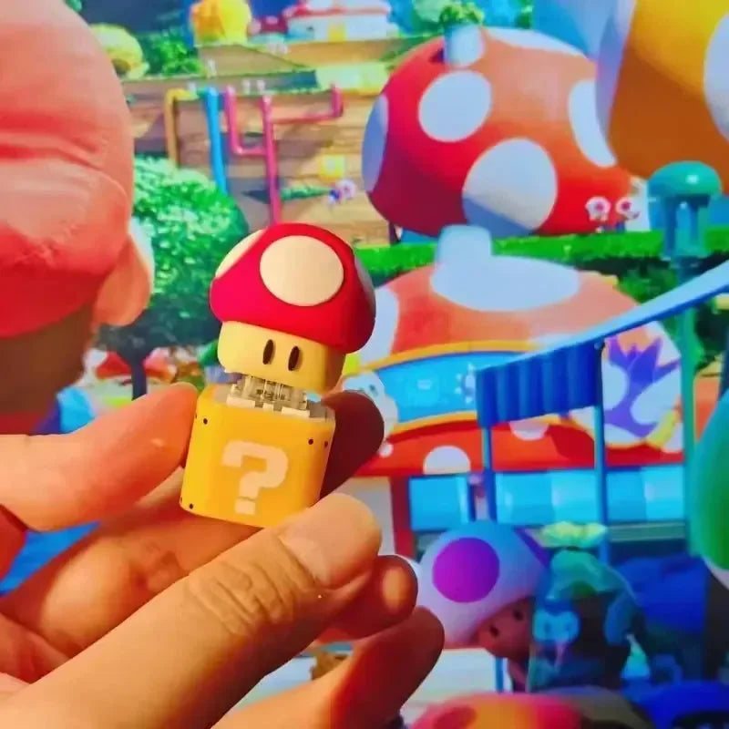 سلسلة مفاتيح على شكل كتلة أسئلة على شكل ضفدع 