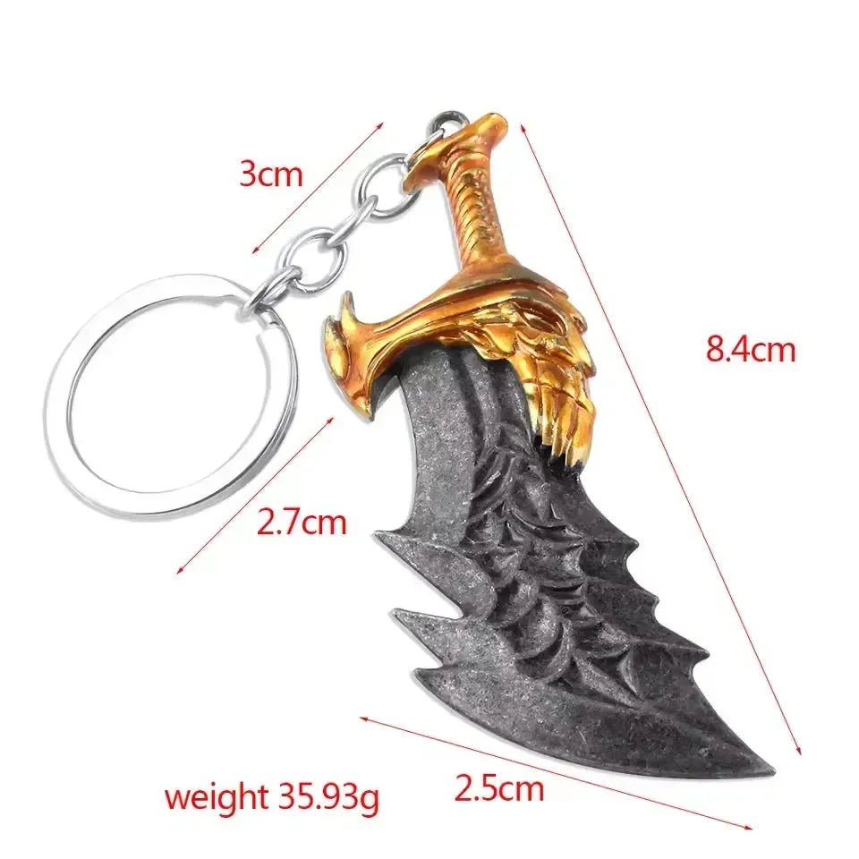 Kratos Blades Of Chaos GOW Keychain