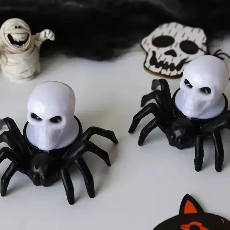 Spooky Spider Candle Night Lamp