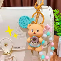 Butterbear Sweet Donut Keychain