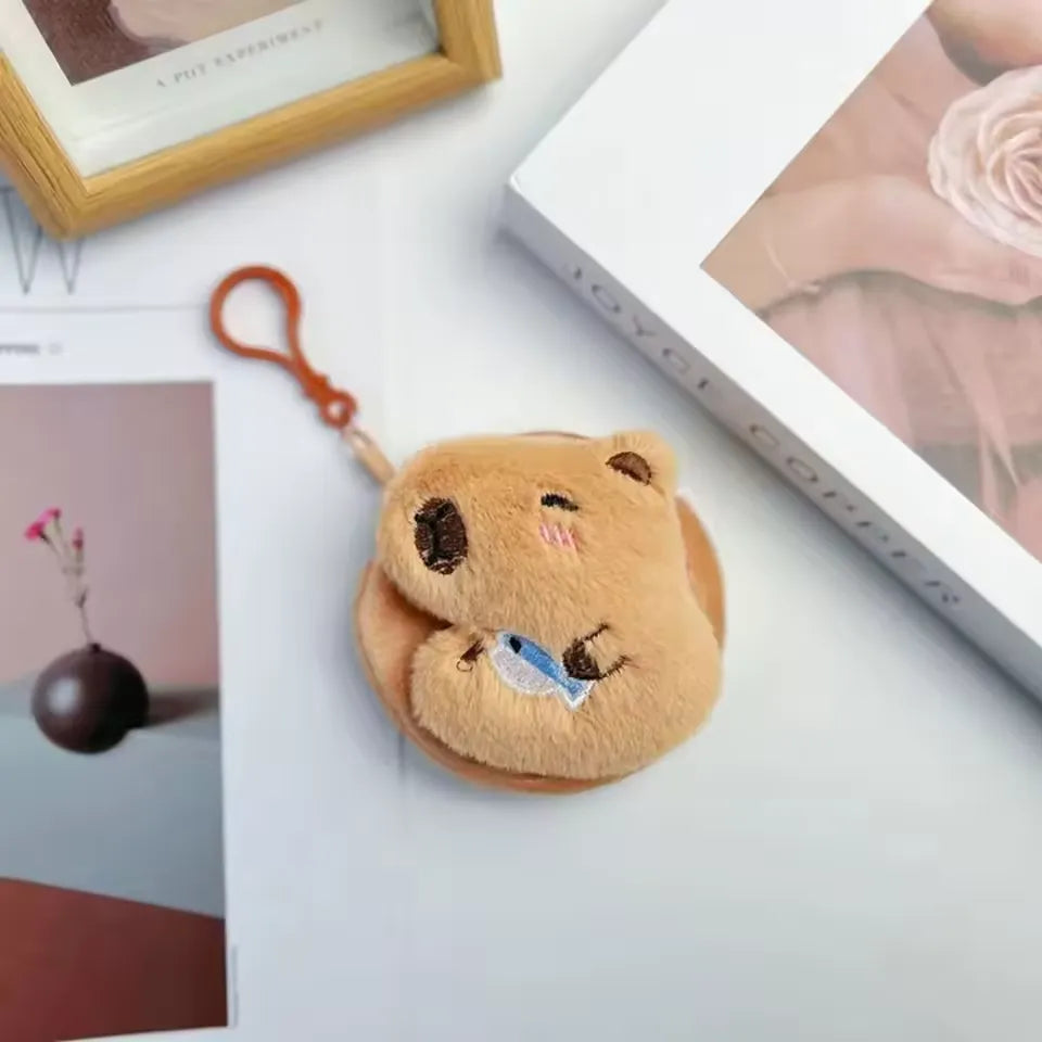 Capybara Anime Plush Coin Purse