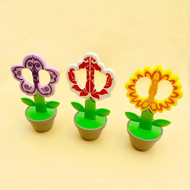 Creative Standing Flower Office Scissor Cute Stationery Scissors DIY Crafts Paper-Cutting Scissor School Supplies Desk Decor - Bear Hugs