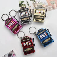 Jackpot Fruit Slot Machine Keychain