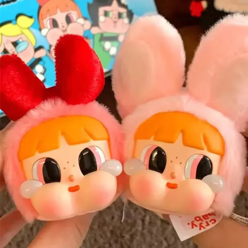 CRYBABY Powerpuff Girls Plush Keychain