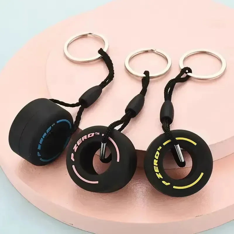 F1 Racing Tyre 3D Keychain