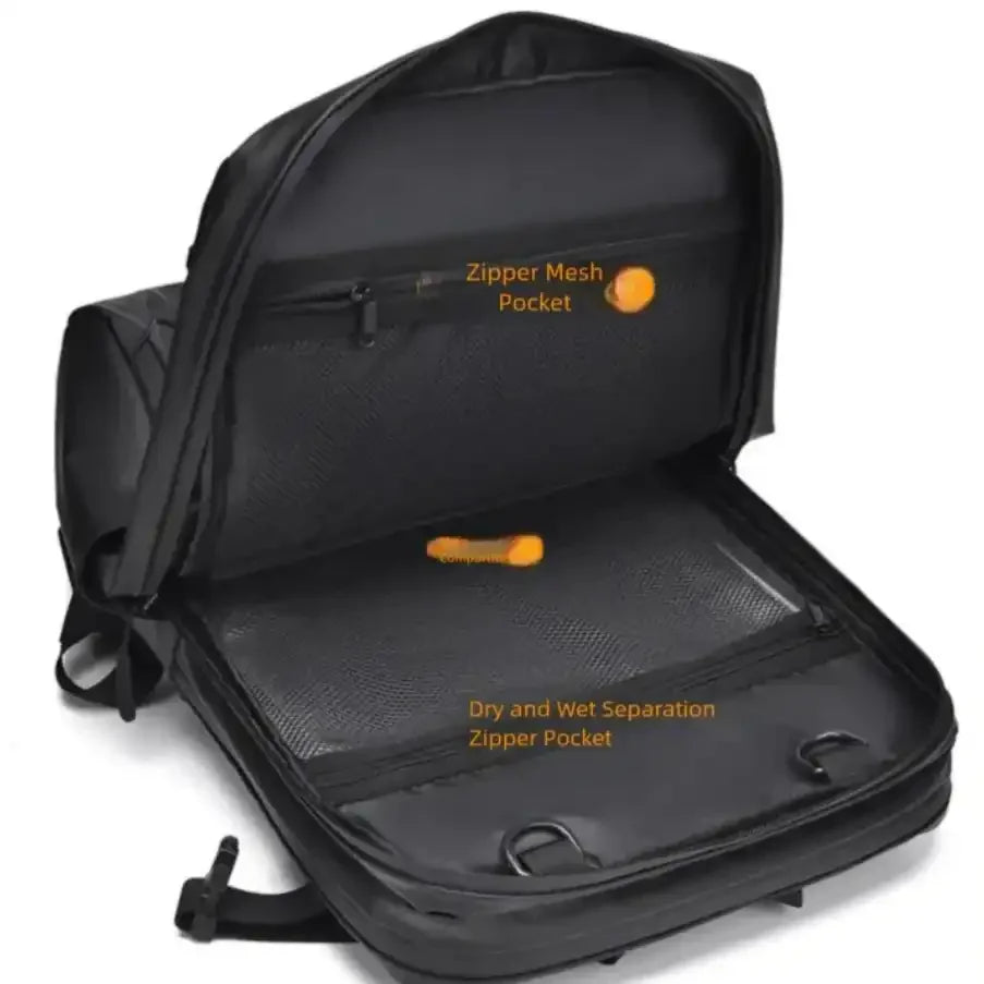 حقيبة ظهر أنيقة جاهزة لركوب الدراجات النارية 