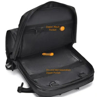 حقيبة ظهر أنيقة جاهزة لركوب الدراجات النارية 