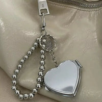 Heartfelt Reflection Mirror Keychain