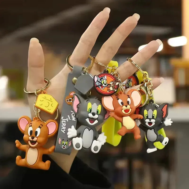 Tom & Jerry Silicon Keychain