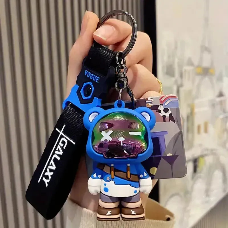 Galaxy Bear 3D Keychain