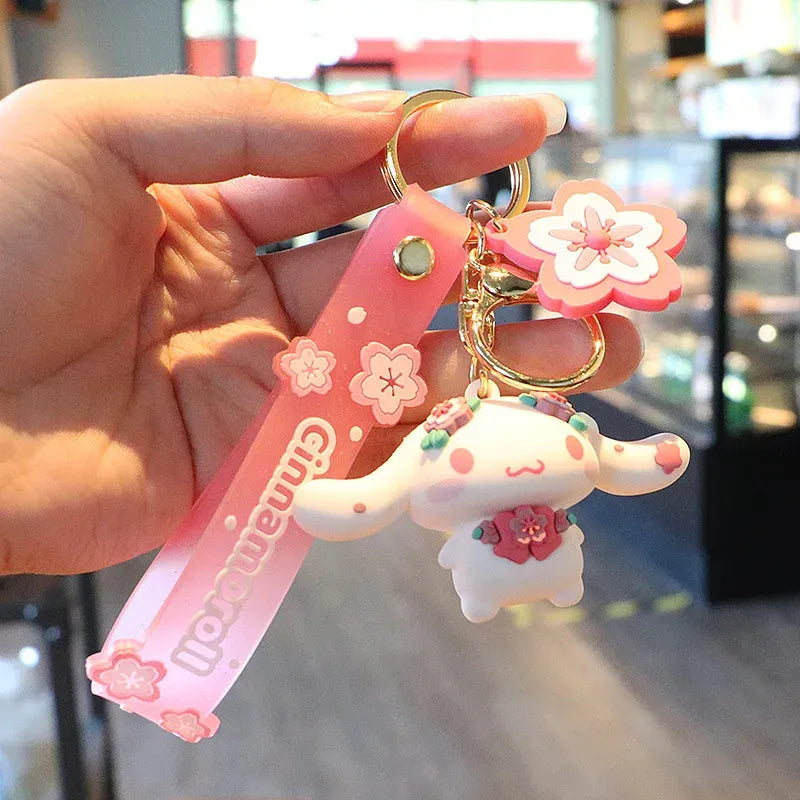 Sanrio Sakura Figurine Keychain