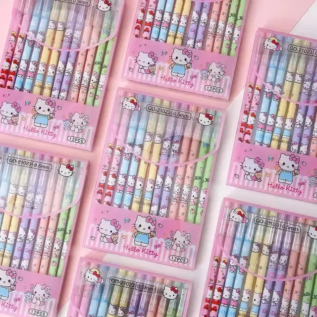 Sanrio Hello Kitty Design Erasable Pen (Set of 12)