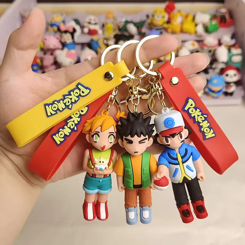 Classic Pokémon Character 3D keychain