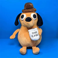 This is Fine Meme Dog Plushie (25 cm)