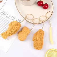 Fry-Day Feast Fast Food Keychain