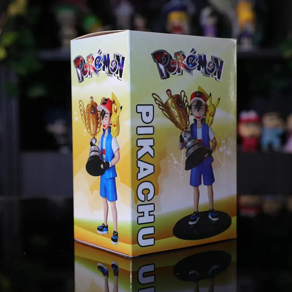 Ash & Pikachu Pokemon Champions Figurine (18 cm)