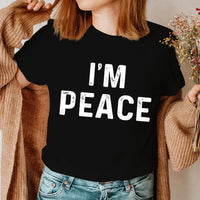 I Come in Peace Funny Couple Tshirt